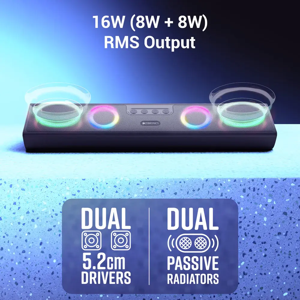 Zebronics Bluetooth Speaker 16w Astra 35 view 3